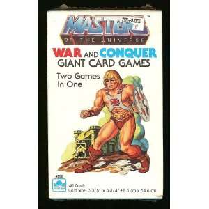  Universe War and Conquer Giant Card Games 1983 Sealed: Toys & Games