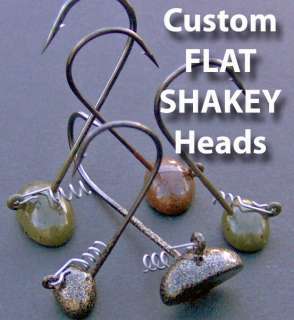 Custom Flat Shakey Jigs ~ Qty 4 5 per Pack  