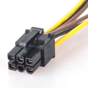   Pin PCI E to 2 X 4 Pin Power Adapter Converter Cable: Electronics
