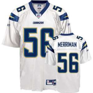 Shawne Merriman #56 San Diego Chargers Replica NFL Jersey White Size 