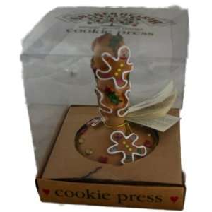  Hearth Simply Good Things Gingerbread Boy Cookie Press