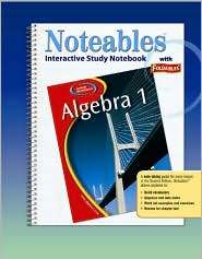 Algebra 1 Interactive Study Notebook with Foldables, (007868210X 