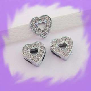 DIY Accessories Slide letters Charms heart 10mm 10pc