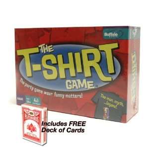  The T Shirt Game with FREE Deck of Cards Toys & Games