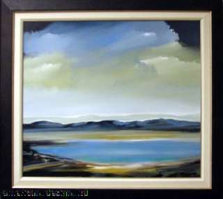 Jerome Castaldi Hidden Lake Original Acrylic Painting on Canvas 