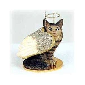  Brown Maine Coon Angel Cat Ornament: Home & Kitchen