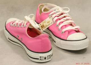 NIB Converse All Star Low Pink Chuck Taylor Shoes 3 Y  