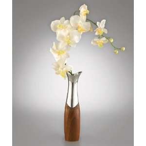 Nambe Cradle 9 Inch Bud Vase with Orchid: Home & Kitchen