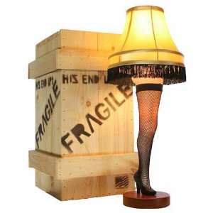  A Christmas Story 26 Deluxe Desktop Leg Lamp in Wood 