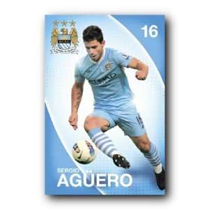  Manchester City Sergio Aguero Poster 33676
