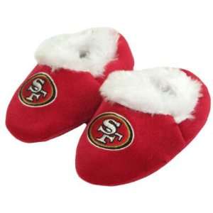 SAN FRANCISCO 49ERS OFFICIAL LOGO BABY BOOTIE SLIPPERS 12 24 MOS 