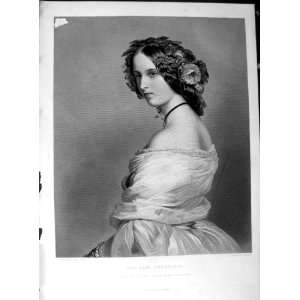   Art Journal 1860 Portrait Lady Constance Winterhalter