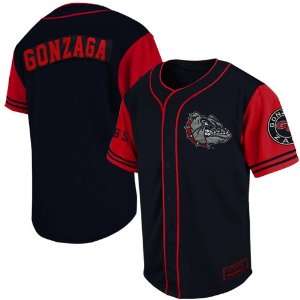  NCAA Gonzaga Bulldogs Rally Baseball Jersey   Navy Blue 