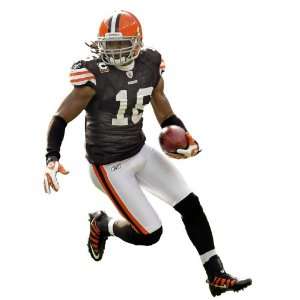 Josh Cribbs   Looking Cleveland Browns NFL Fathead REAL 