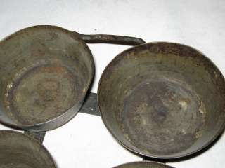   COUNTRY FARM TIN BAKING CUP PAN CAST IRON HEARTH STOVE COOKING  