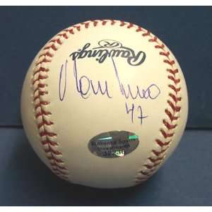 Victor Zambrano Autographed Baseball 