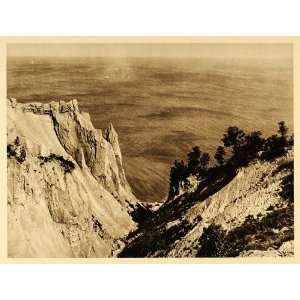  1926 Lake Ontario Cliffs Province Canada Photogravure 