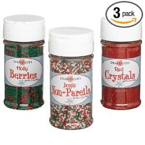 Dean Jacobs Holiday Sprinkle Kit, 3 Count Boxes (Pack of 3)  