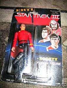 Star Trek III Scotty Ertl action figure MOSC 1984  