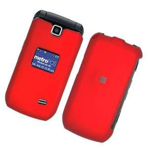  Red Texture Hard Protector Case Cover For LG Select MN180 