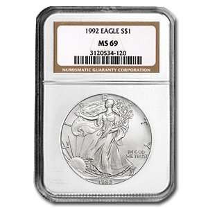  1992 Silver American Eagle (NGC MS 69) 