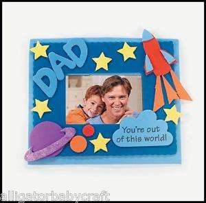 Dad Frame Craft Kit 4 Kids Outer Space Magnetic ABCraft  