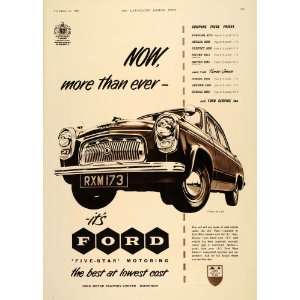   Ad British Ford Perfect de Luxe Automobile Car UK   Original Print Ad