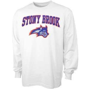  NCAA Stony Brook Seawolves White Bare Essentials Long 