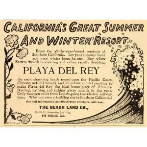  1902 Ad California Real Estate Playa del Rey Beach Land 