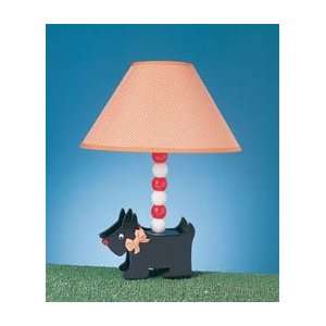 Scottish Terrier Puppy Dog Table Lamp