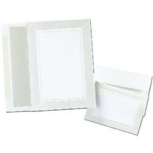  Pearl Frame with Dots White Invitation and Note Ca (Case 