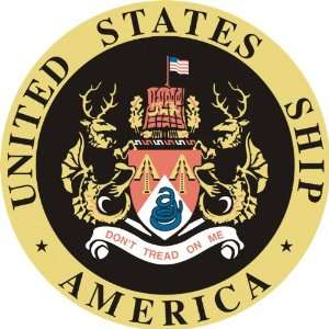 US Navy Ship USS America CVA 66 Decal Sticker 3.8 