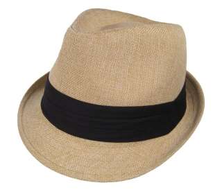 FEDORA summer SWANKY straw Crushable Hat  