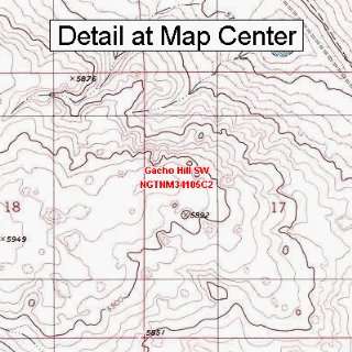   Map   Gacho Hill SW, New Mexico (Folded/Waterproof)