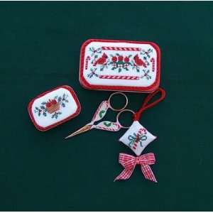   : Christmas Sewing Tins   Cross Stitch Pattern: Arts, Crafts & Sewing