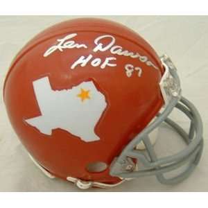   Len Dawson Mini Helmet   Dallas Texans Throwback