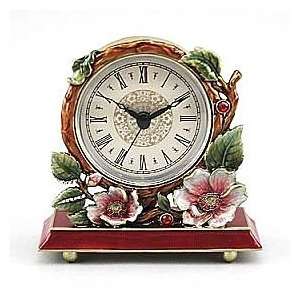  Jeweled Big Ben Dresser Clock  Red/Tortoise 