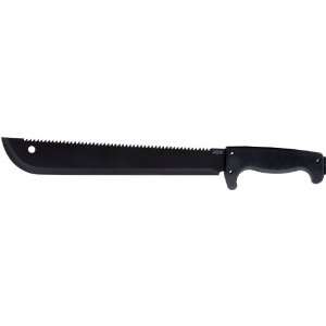 SOG SOGfari Sawback Machete 13 Carbon Steel Blade, Kraton Handles 