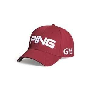  PING Tour Structured Hat   Inferno Red   Large/XL Sports 