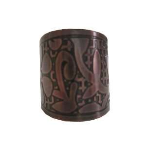   Fair Trade Adjustable Brass Finger Cuff Ring (Copper Brass) Jewelry
