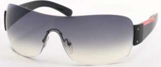New Prada Sport PS07FS 1AB5D1 Black / Grey Fade Sunglasses New In Box 