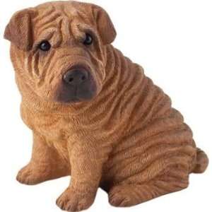  Small Size Chinese Shar Pei, Red 