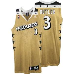 Caron Butler Jersey: adidas Old Gold Swingman #3 Washington Wizards 