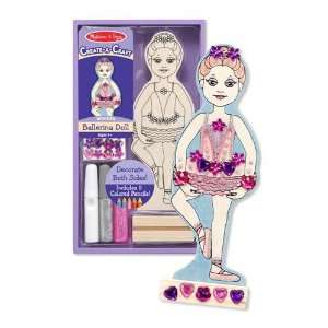   and Doug Create a Craft Party Favors  Ballerina Doll Toys & Games