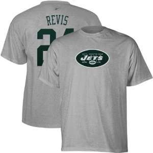   York Jets #24 Darelle Revis Ash Net Number T Shirt: Sports & Outdoors