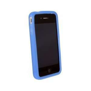   Blue Silicone Sleeve for Apple iPhone 4 Cell Phones & Accessories