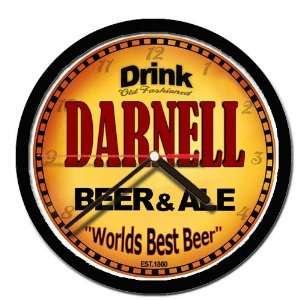  DARNELL beer ale wall clock 