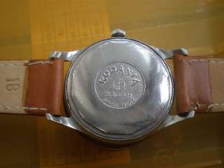 Vintage SWISS RODANIA Jewels Manual Mens Watch,date  
