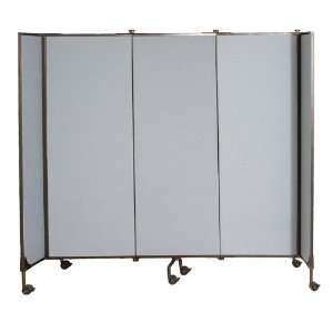    Balt Great Divide Gray Fabric Panel Room Divider: Home & Kitchen