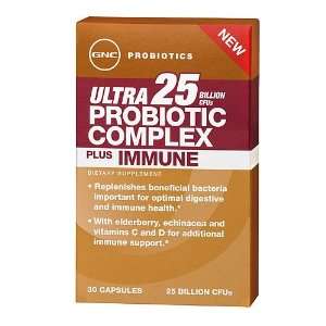  GNC Ultra 25 Probiotic Complex Plus Immune Health 